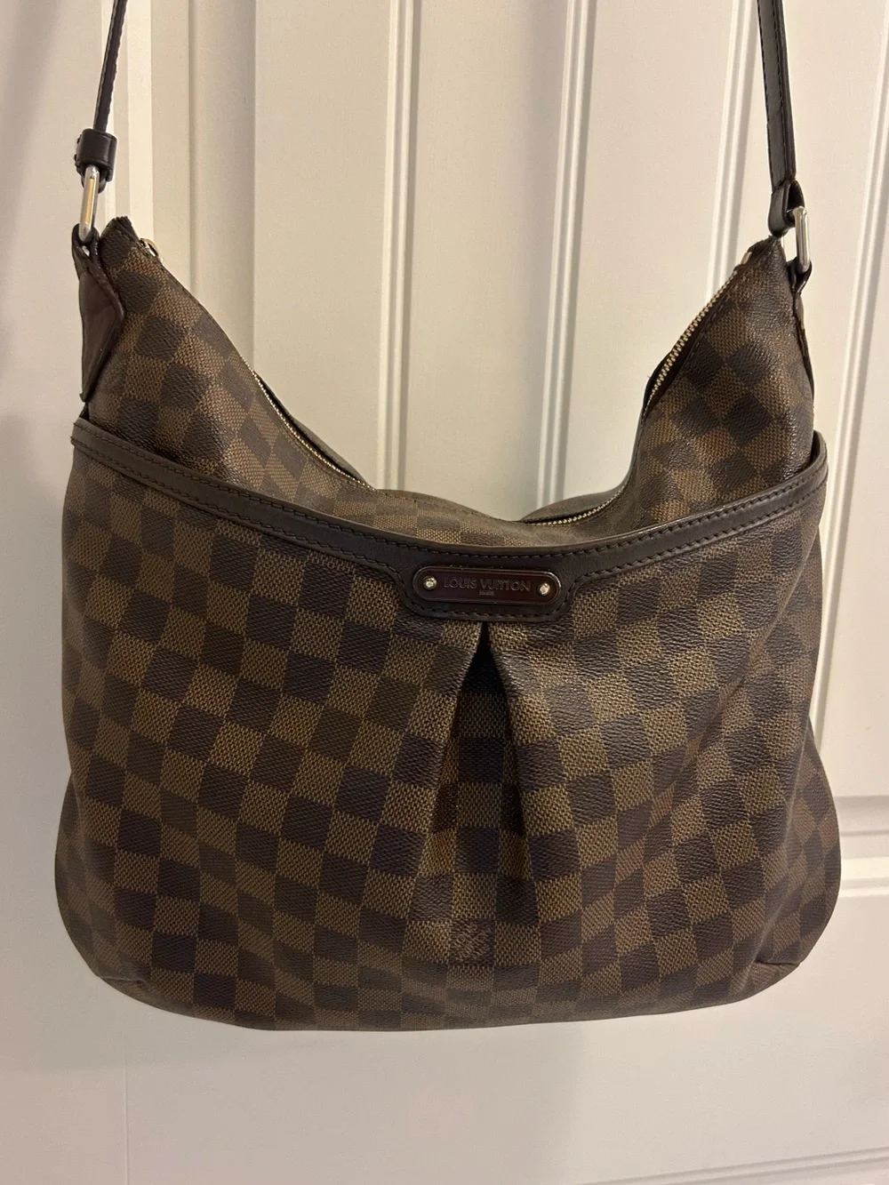 Louis Vuitton Bloomsbury PM Damier Ebene Shoulder Bag Crossbody COA Authentic